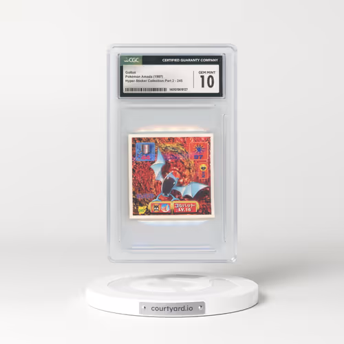 1997 Japanese Amada Sticker Collection #245 Golbat (CGC 10 GEM MINT)