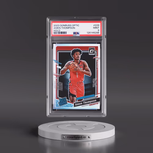 2023 Panini Donruss Optic #229 Amen Thompson - Holo (PSA 9 MINT)