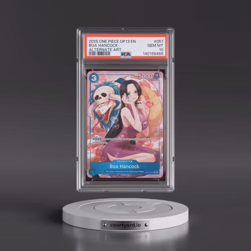 2025 One Piece OP13-Carrying on His Will #051 Boa Hancock - Alternate Art (PSA 10 GEM MINT)