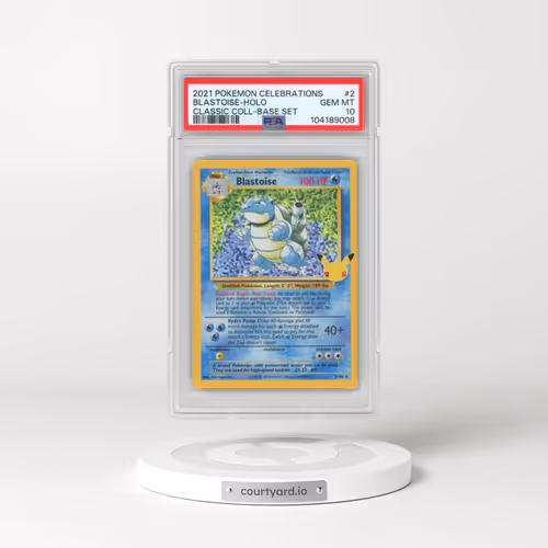 2021 Pokémon Celebrations Classic Collection #2 Blastoise - Holo (PSA 10 GEM MINT)