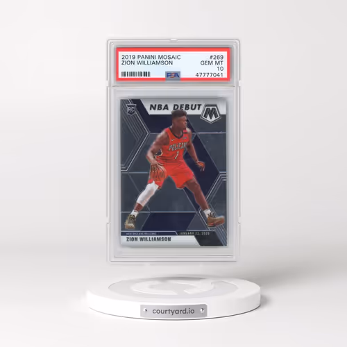 2019 Panini Mosaic #269 Zion Williamson (PSA 10 GEM MINT)