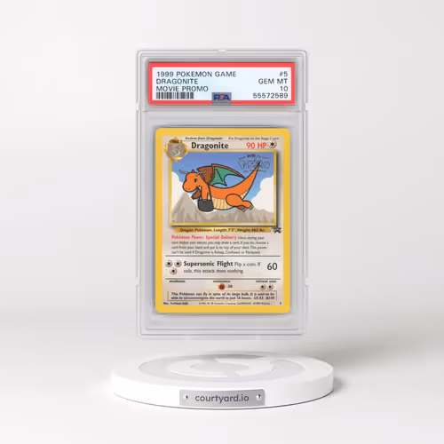 1999 Pokémon Game Movie #5 Dragonite - Movie Promo (PSA 10 GEM MINT)