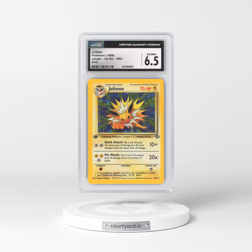 1999 Jungle #4 Jolteon - 1st Edition Holo (CGC 6.5 EX-NM+)