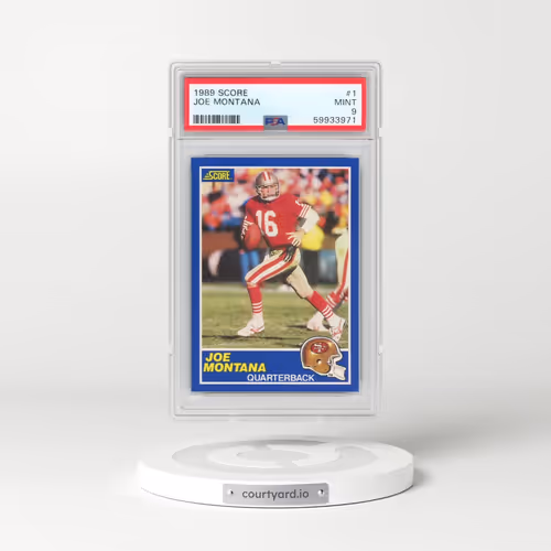 1989 Score #1 Joe Montana (PSA 9 MINT)