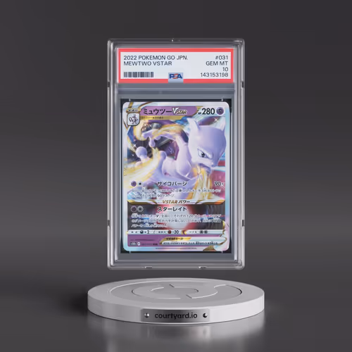 2022 Pokémon Go #031 Mewtwo Vstar (PSA 10 GEM MINT)