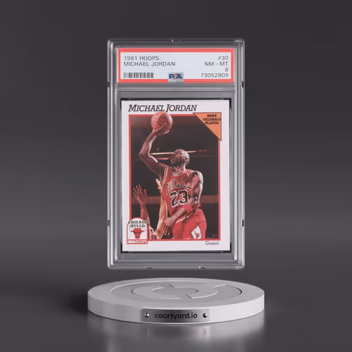 1991 Hoops #30 Michael Jordan (PSA 8 NM-MT)