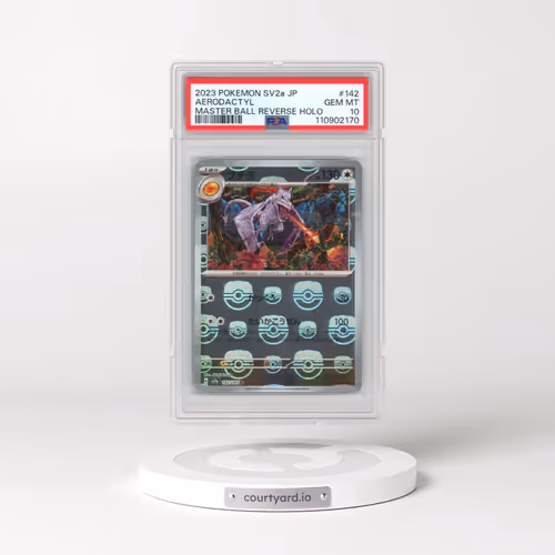 2023 Pokémon Sv2a-Pokemon 151 #142 Aerodactyl - Reverse Holo Master Ball (PSA 10 GEM MINT)