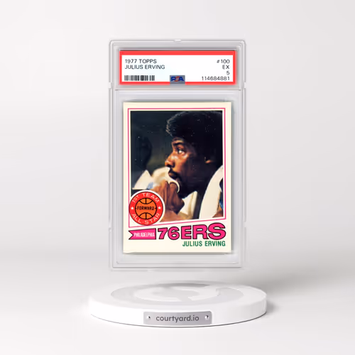 1977 Topps #100 Julius Erving (PSA 5 EX)