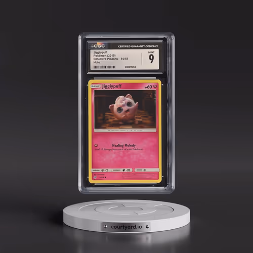 2019 Detective Pikachu #14/18 Jigglypuff - Holo (CGC 9 MINT)