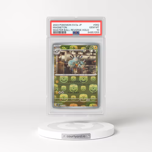 2023 Pokémon Sv2a-Pokemon 151 #082 Magneton - Reverse Holo Master Ball (PSA 10 GEM MINT)