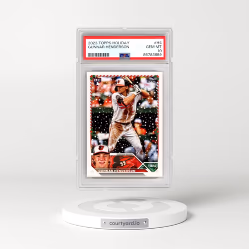 2023 Topps Holiday #H4 Gunnar Henderson (PSA 10 GEM MINT)