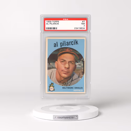 1959 Topps #7 Al Pilarcik (PSA 7 NM)