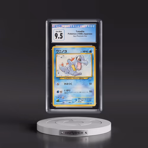 1999 Neo Premium File Totodile - No Rarity (CGC 10 GEM MINT)