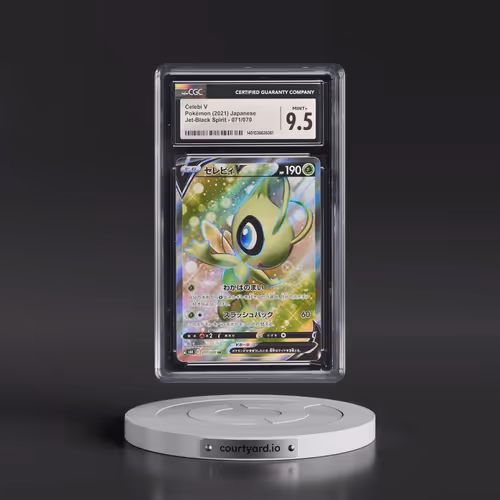 2021 Jet-Black Spirit #071/070 Celebi V - Super Rare Holo (CGC 9.5 MINT+)