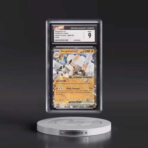 2024 Stellar Crown - SCR EN #089/142 Garganacl ex - Holo (CGC 9 MINT)