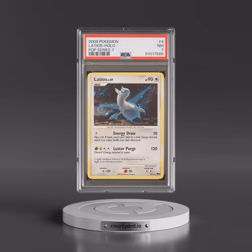 2008 Pokémon Pop Series 7 #4 Latios - Holo (PSA 7 NM)