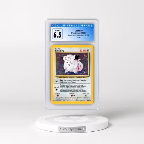 1999 Base Set #5/102 Clefairy - Holo (CGC 6.5 EX-NM+)