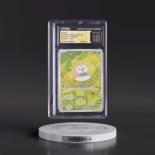 2026 Nihil Zero - M3 #082/080 Rowlet - Art Rare Holo (CGC 10 PRISTINE)