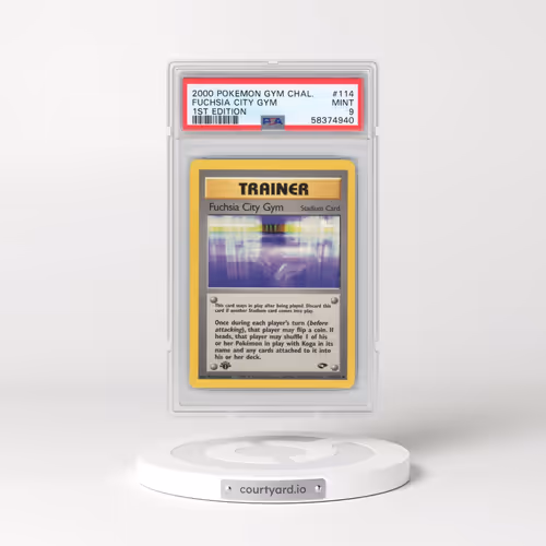 2000 Pokémon Gym Challenge #114 Fuchsia City Gym - 1st Edition (PSA 9 MINT)