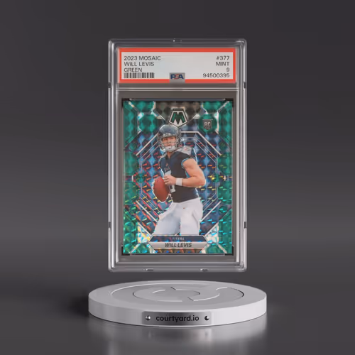 2023 Panini Mosaic #377 Will Levis - Green (PSA 9 MINT)