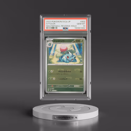 2023 Pokémon Sv2a-Pokemon 151 #002 Ivysaur - Reverse Holo Master Ball (PSA 10 GEM MINT)