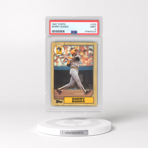 1987 Topps #320 Barry Bonds (PSA 9 MINT)