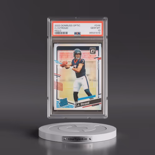 2023 Panini Donruss Optic #244 CJ Stroud - Holo (PSA 10 GEM MINT)