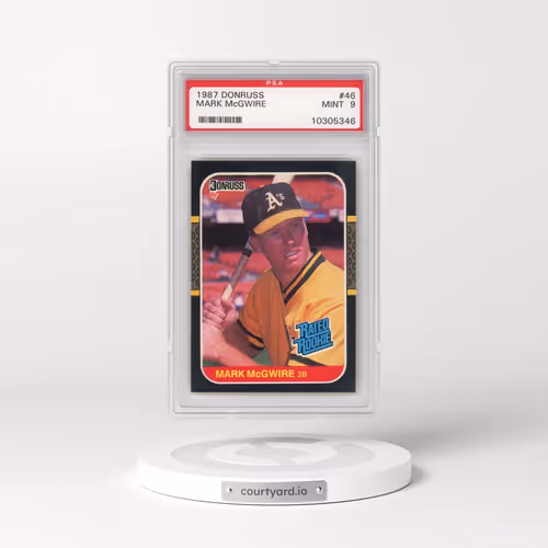 1987 Donruss #46 Mark McGwire (PSA 9 MINT)