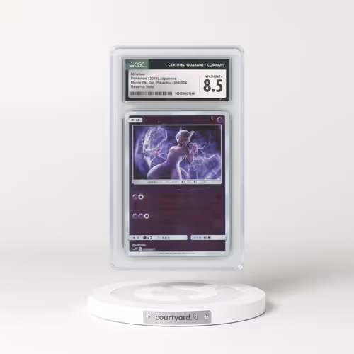 2019 Movie Pack Detective Pikachu #016/024 Mewtwo - Reverse Holo (CGC 8.5 NM-MT+)
