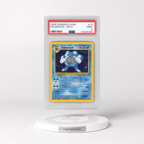 1999 Pokémon Game #13 Poliwrath - Holo (PSA 9 MINT)