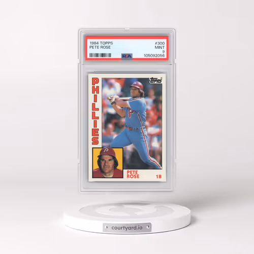 1984 Topps #300 Pete Rose (PSA 9 MINT)
