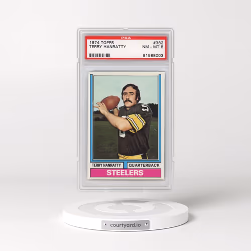 1974 Topps #382 Terry Hanratty (PSA 8 NM-MT)