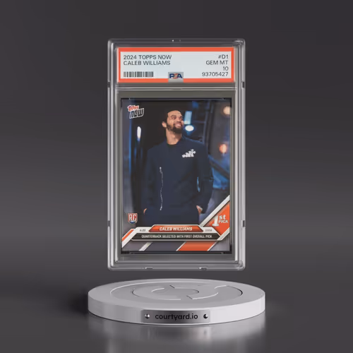 2024 Topps Now #D1 Caleb Williams (PSA 10 GEM MINT)