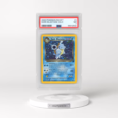 2000 Pokémon Rocket #3 Dark Blastoise - Holo (PSA 7 NM)