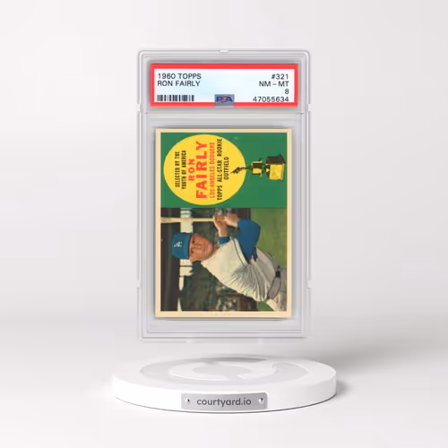 1960 Topps #321 Ron Fairly (PSA 8 NM-MT)