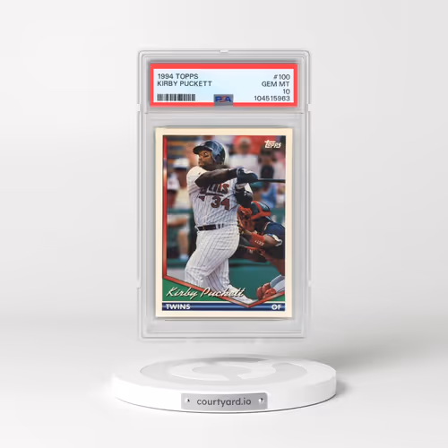 1994 Topps #100 Kirby Puckett (PSA 10 GEM MINT)