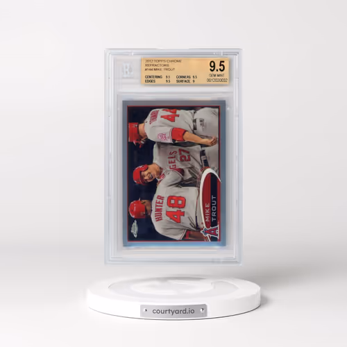 2012 Topps Chrome #144 Mike Trout - Refractor (BGS 9.5 GEM MINT)