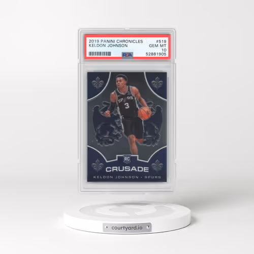 2019 Panini Chronicles #519 Keldon Johnson (PSA 10 GEM MINT)