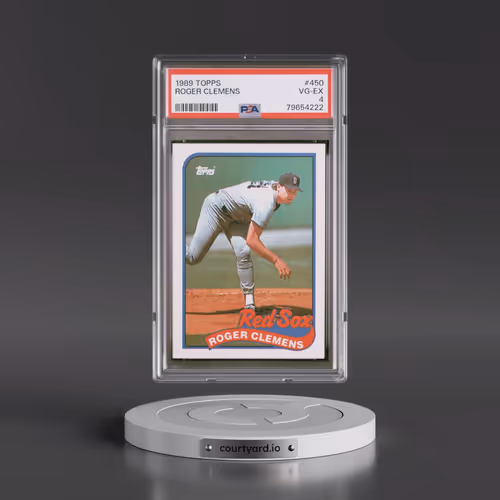 1989 Topps #450 Roger Clemens (PSA 4 VG-EX)