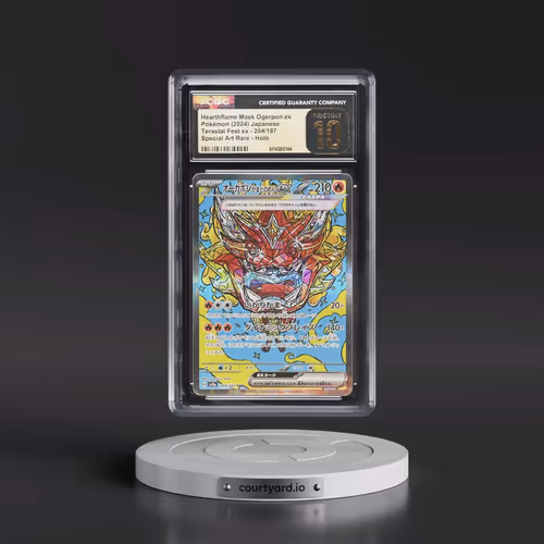2024 Pokémon Sv8a-Terastal Fest EX #204 Hearthflame Mask Ogerpon EX - Holo Special Art Rare (CGC 10