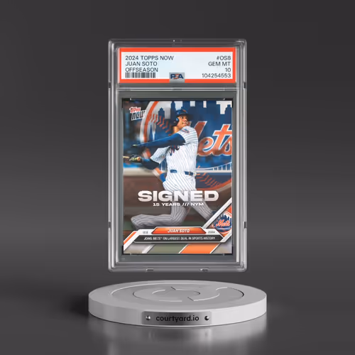 2024 Topps Now Offseason #OS8 Juan Soto (PSA 10 GEM MINT)