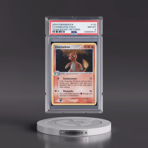 2004 Pokémon EX Team Rocket Returns #110 Charmeleon - Holo (PSA 8 NM-MT)