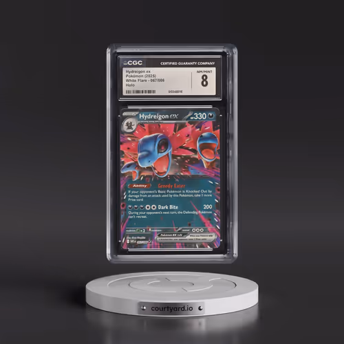 2025 White Flare - WHT EN #067/086 Hydreigon ex - Holo (CGC 8 NM-MT)