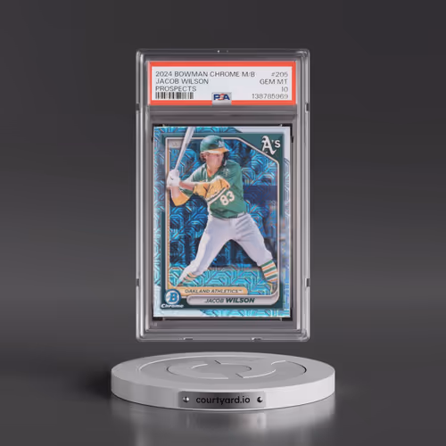 2024 Bowman Mega Box Chrome Prospects #205 Jacob Wilson (PSA 10 GEM MINT)