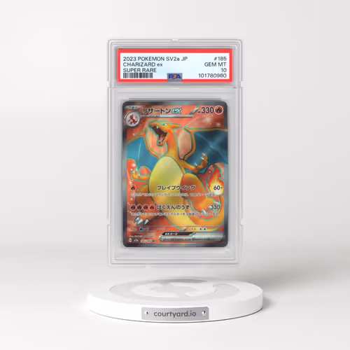 2023 Pokémon Sv2a-Pokemon 151 #185 Charizard EX - Holo Super Rare (PSA 10 GEM MINT)