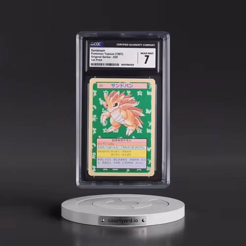 1997 (Only One Pokémon) Original Series #028 Sandslash - (Blue Back) 1st Print (CGC 7 NM)
