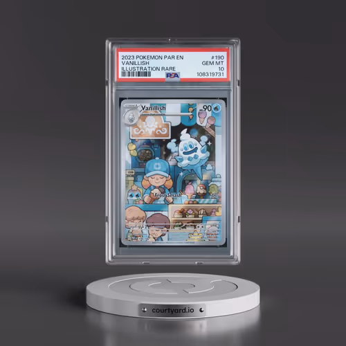2023 Pokémon Par EN-Paradox Rift #190 Vanillish - Illustration Rare (PSA 10 GEM MINT)
