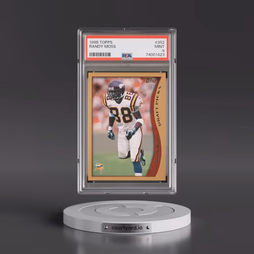 1998 Topps #352 Randy Moss (PSA 9 MINT)