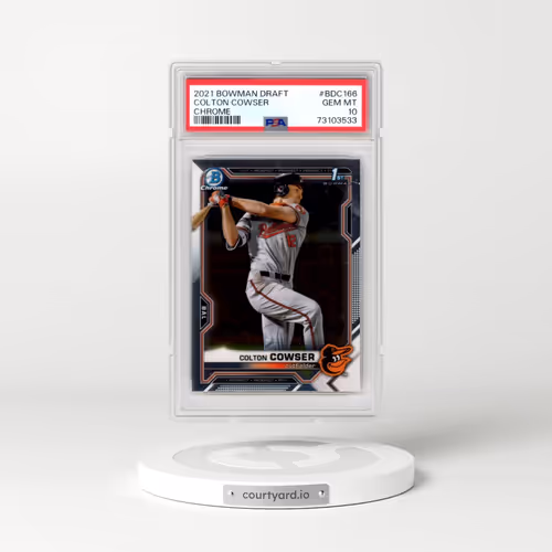 2021 Bowman Draft #BDC166 Colton Cowser - Chrome (PSA 10 GEM MINT)