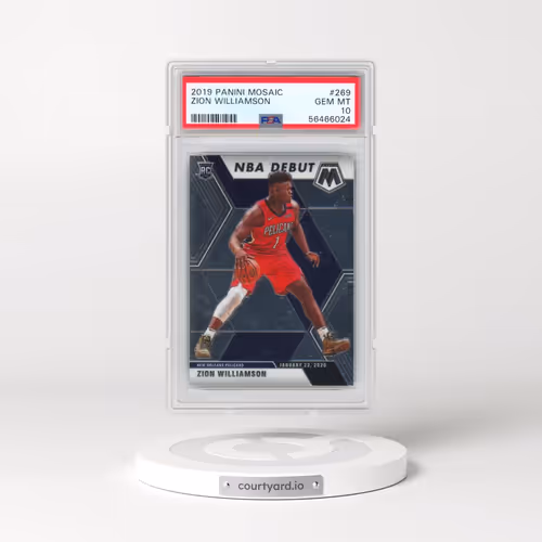 2019 Panini Mosaic #269 Zion Williamson (PSA 10 GEM MINT)